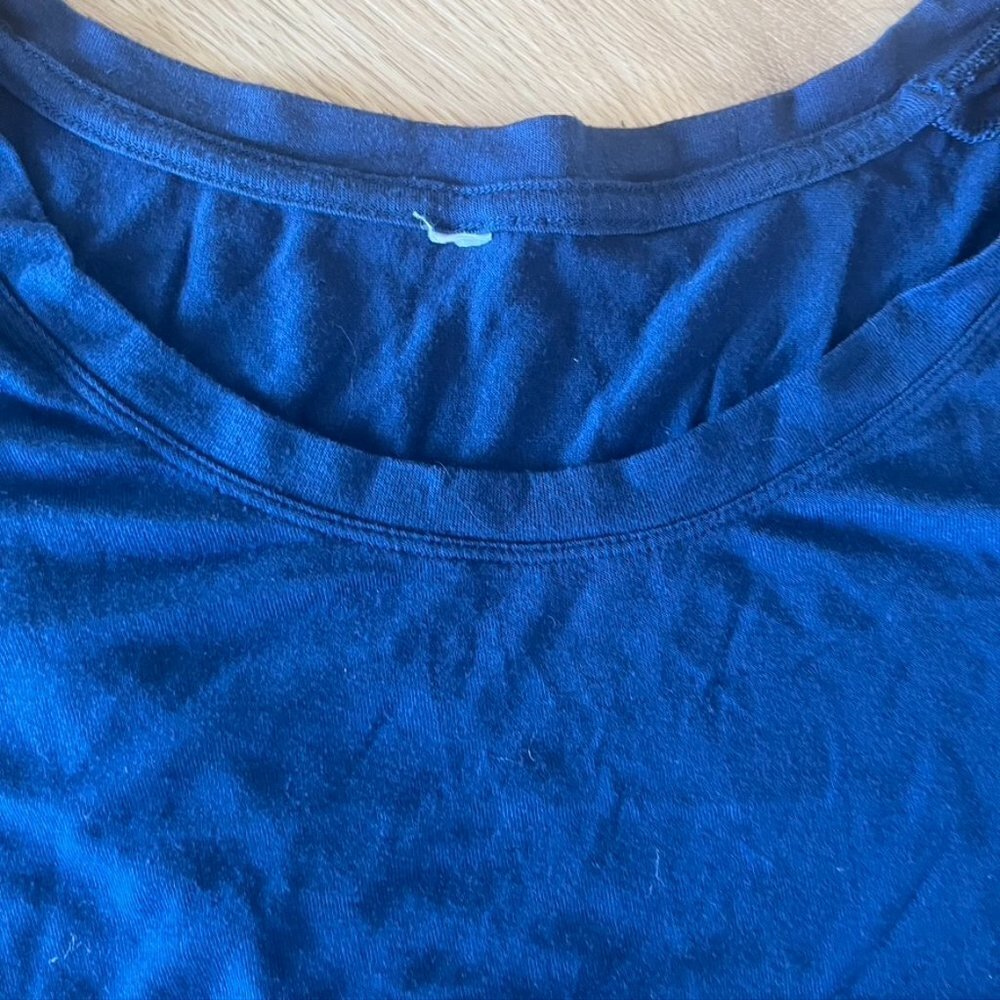 Athleta cloudlight long sleeved shirt Navy Blue 2X - Picture 6 of 9
